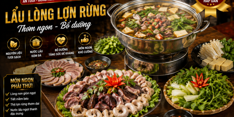 Lẩu Lòng Lợn Rừng Ngon